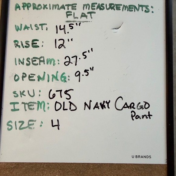 Old Navy Extra High-Rise Wide Leg Cargo Pants Satin Shine Brown Womens 4 NEW - Picture 10 of 10